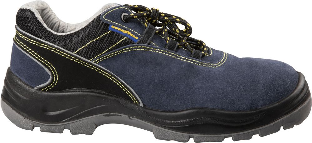 Goodyear Scarpe antinfortunistiche con metallo S1P in pelle scamosciata colore blu e nero taglia 40