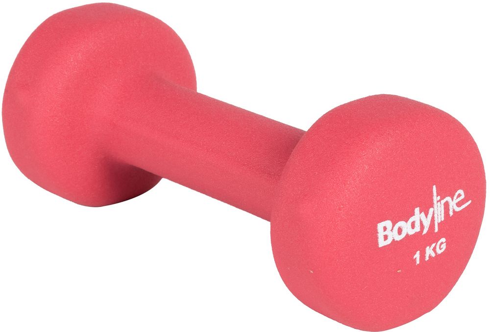 Manubrio in ghisa e neoprene antiscivolo e antiurto 1kg - home fitness