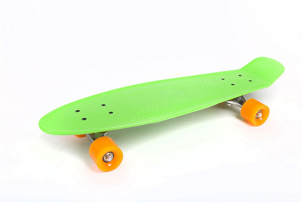 Skateboard Grab Verde Professionale con Ruote Resistenti e Design Accattivante
