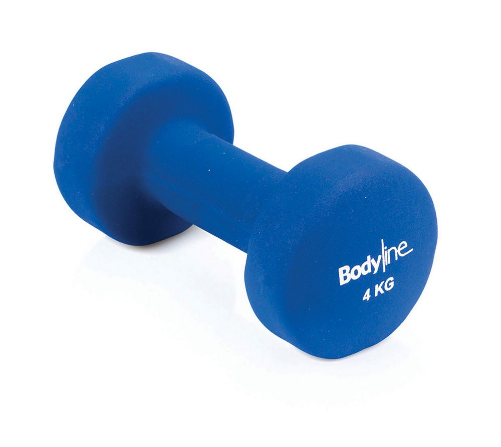 Manubrio in ghisa e neoprene antiscivolo e antiurto 4kg - home fitness