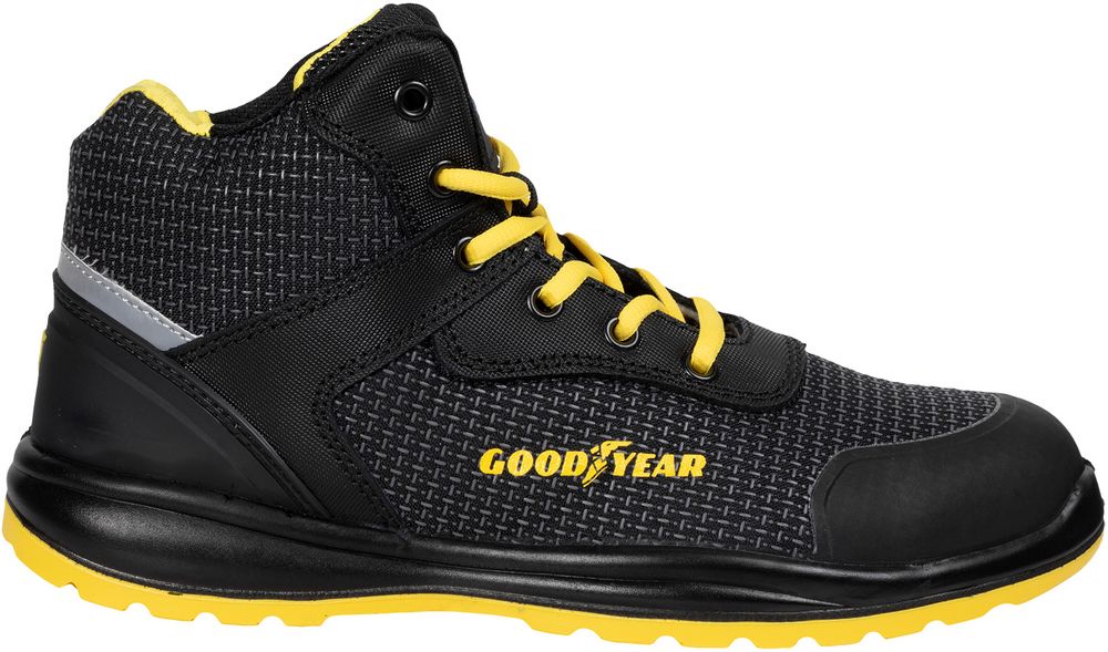 Scarpe antinfortunistiche nere categoria S3, modello alto - taglia 38