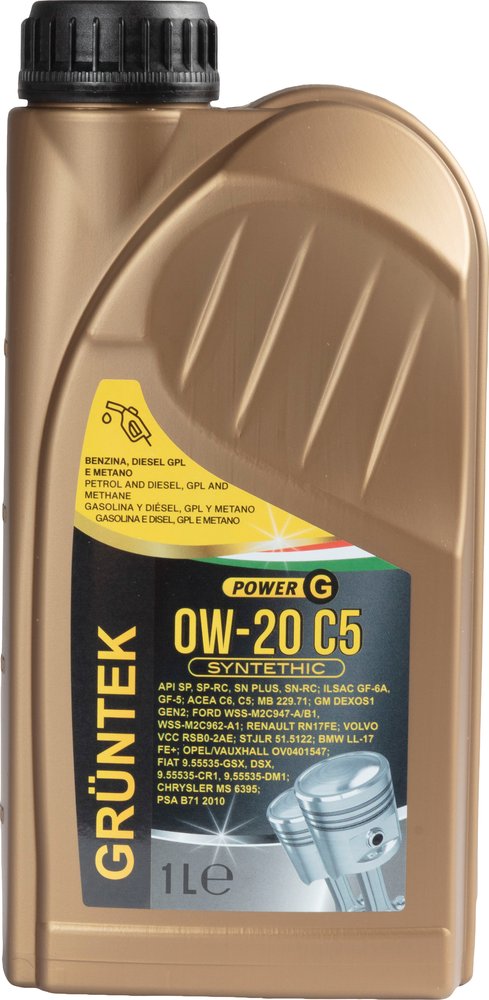 OLIO GRUNTEK 0W20 C5 1LT