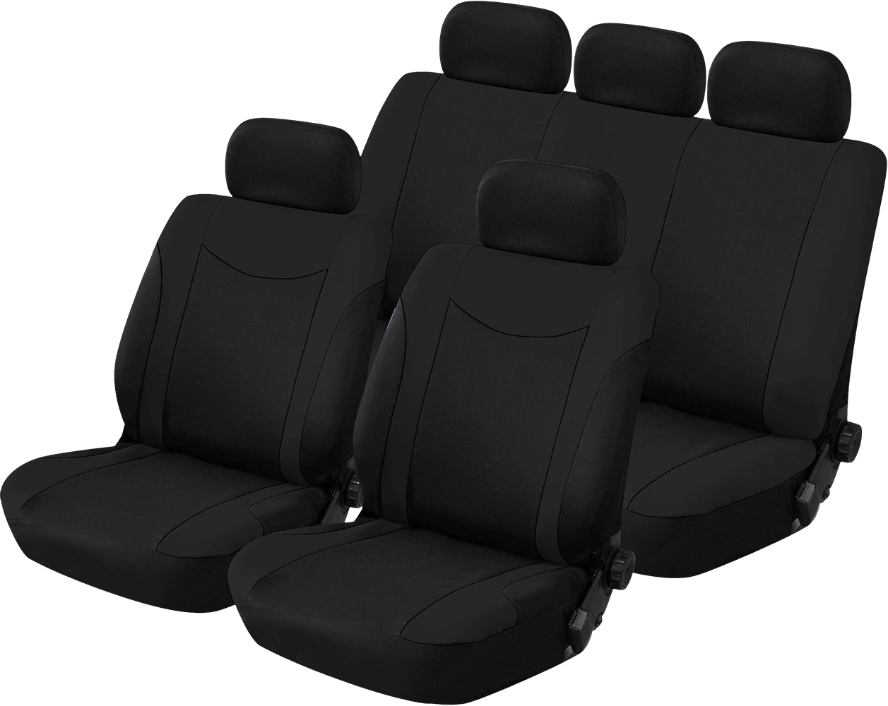 Set completo coprisedili Start Veneris Nero per auto universale per tutte le auto