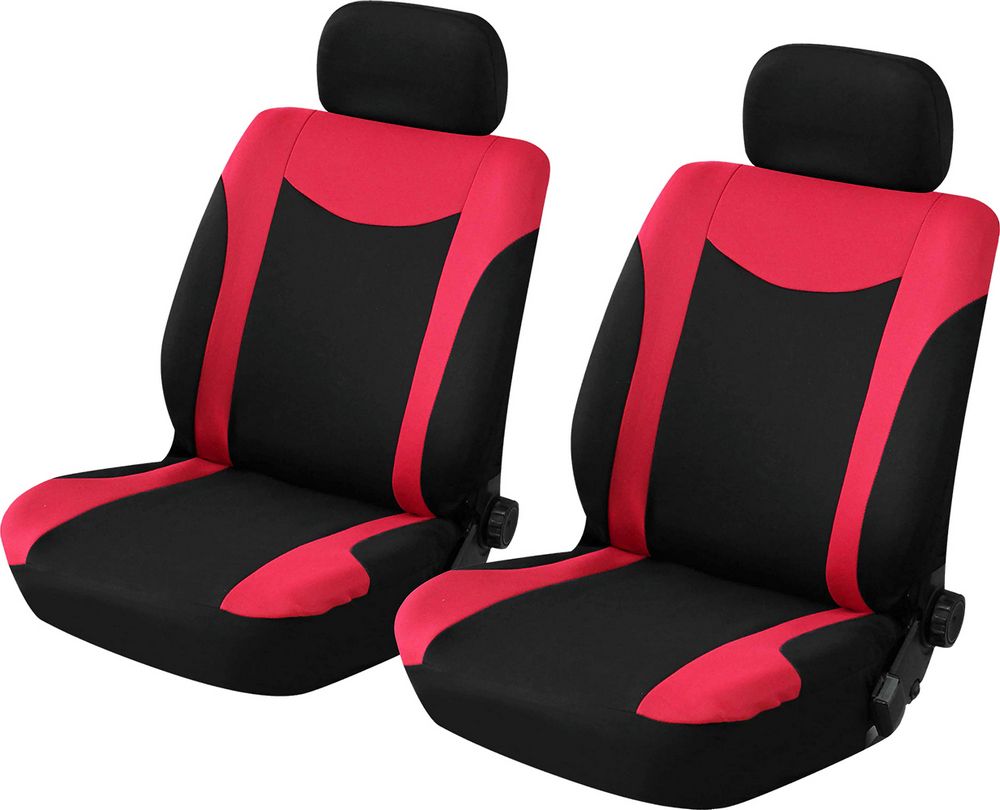 Start Coppia Coprisedili Anteriori Uranus Nero/Rosso - Comfort e Stile per la Tua Auto