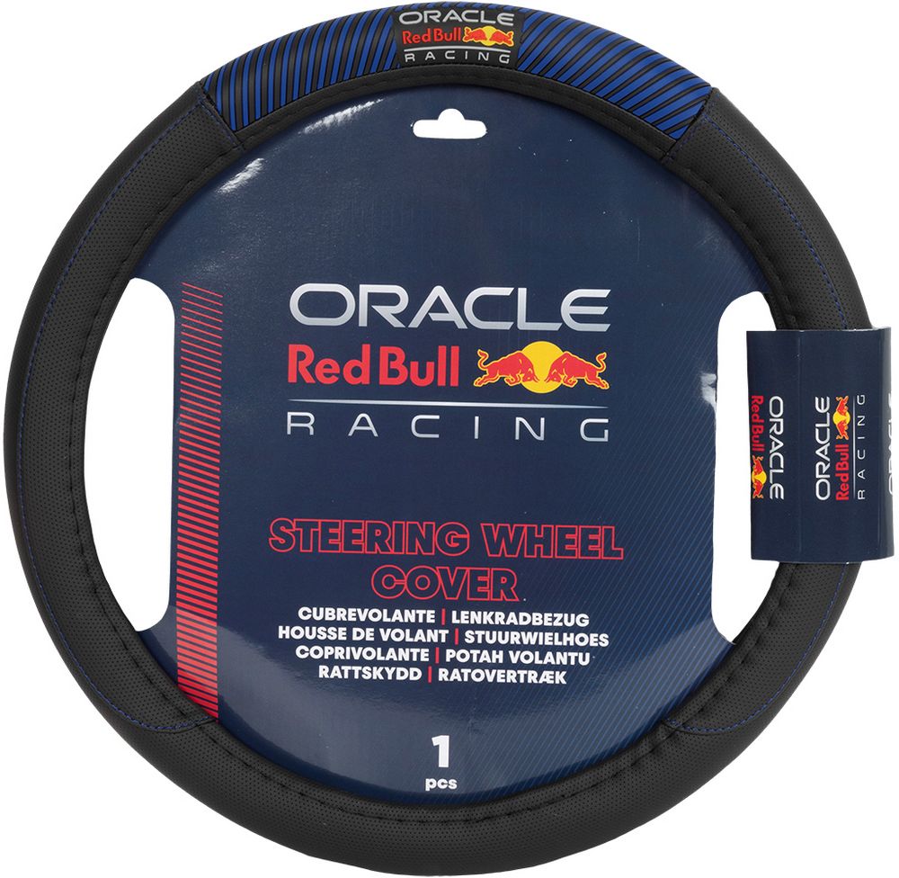 Coprivolante per auto Blended Lines Nero/Blu