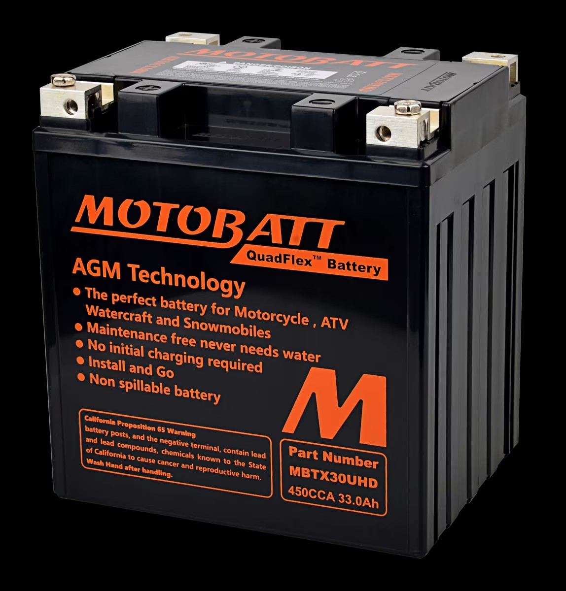 Batteria MotoBatt MBTX30UHD 12V 33Ah – Precaricata e sigillata