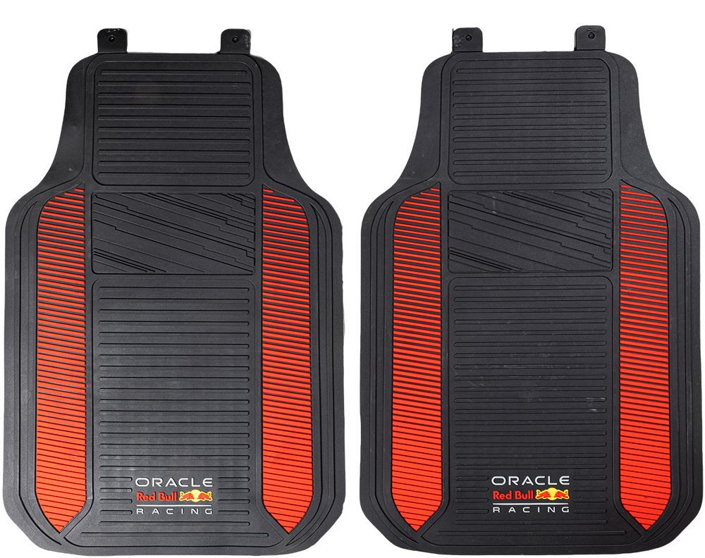 Set Tappeti 2 Pz Powerbar Nero/Rosso