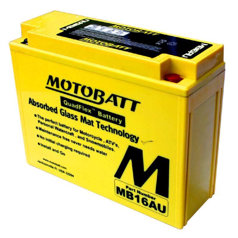 MotoBatt MB16AU 12V 20,5Ah – Batteria AGM Precaricata e Sigillata