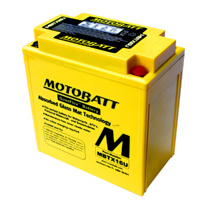 MotoBatt MBTX16U 12V 19Ah – Batteria AGM Sigillata Pronta all’Uso