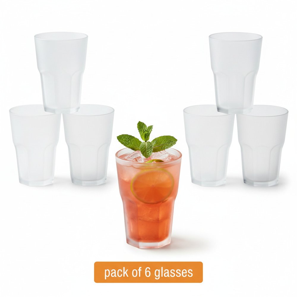 Set 6 bicchieri Acqua da 40 cl, impilabili, resistenti. 100% Made in Italy - Image 5