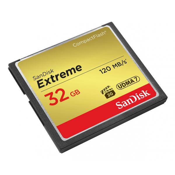 SanDisk 32GB Extreme CompactFlash (SanDisk Extreme - flashhukommelseskort)
