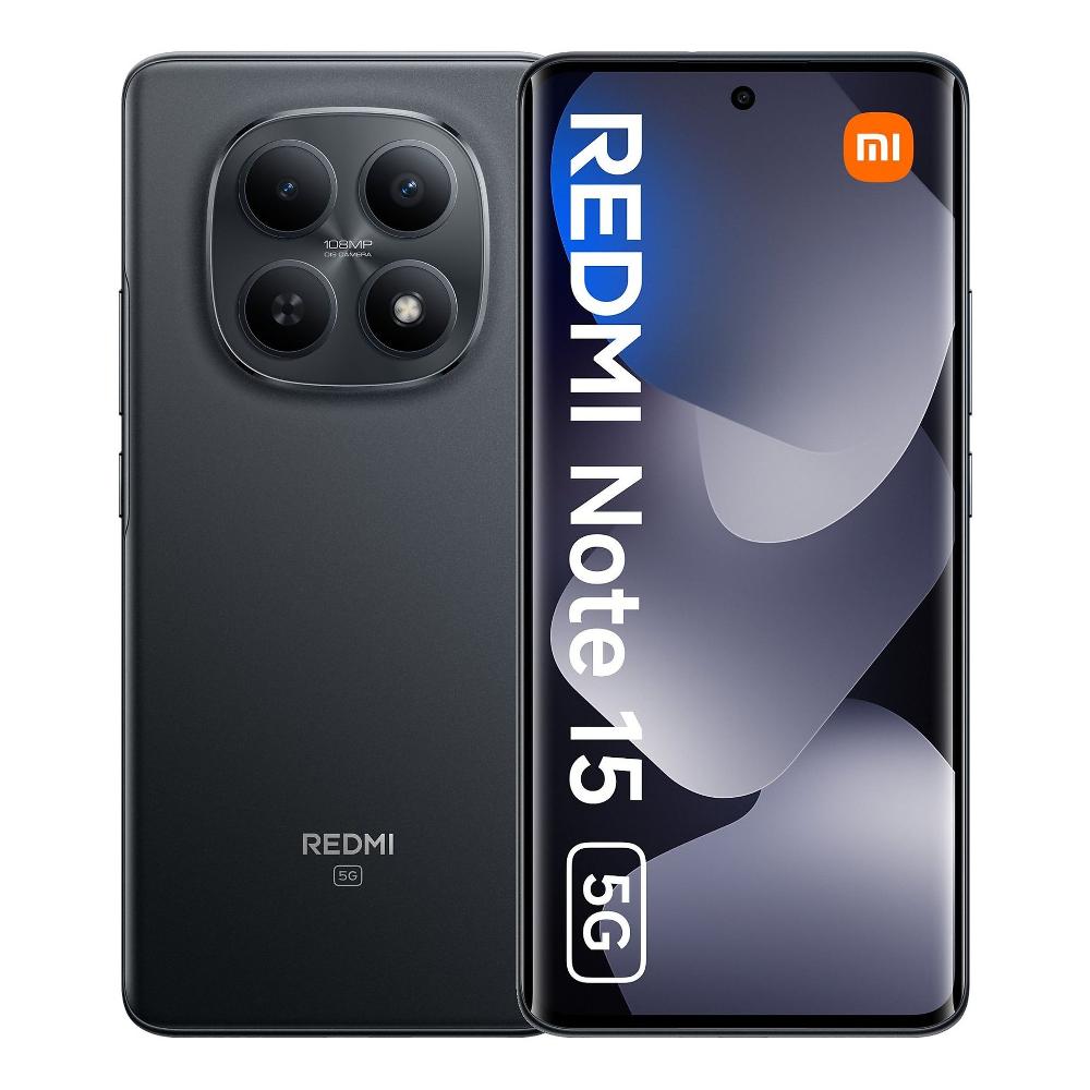 Xiaomi Smartphone Redmi Note 15 8+256gb 6.77 5g Midnight Black Ita