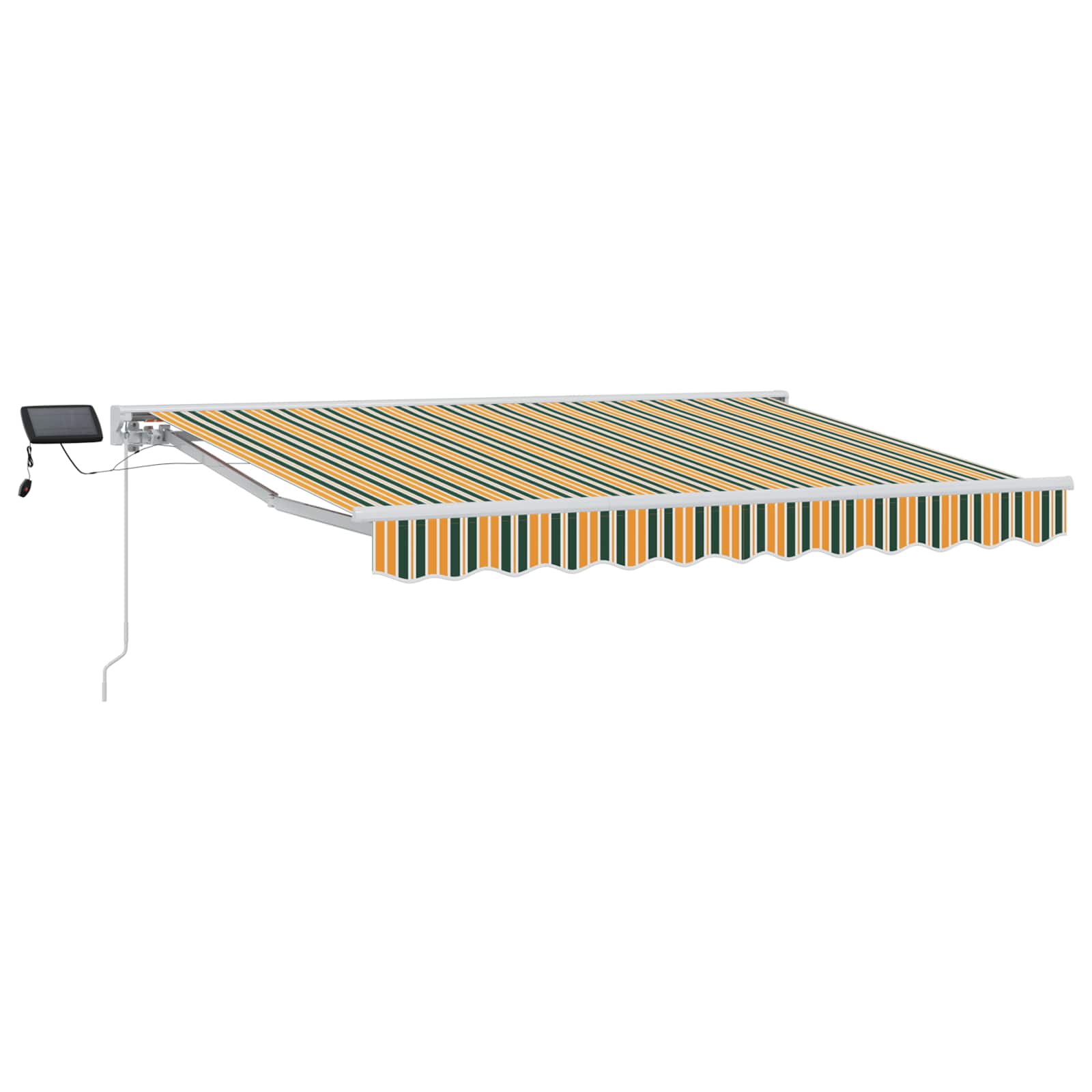 Cornice Per Tenda Manuale Con Led Verde E Giallo 2,5 X 2 M