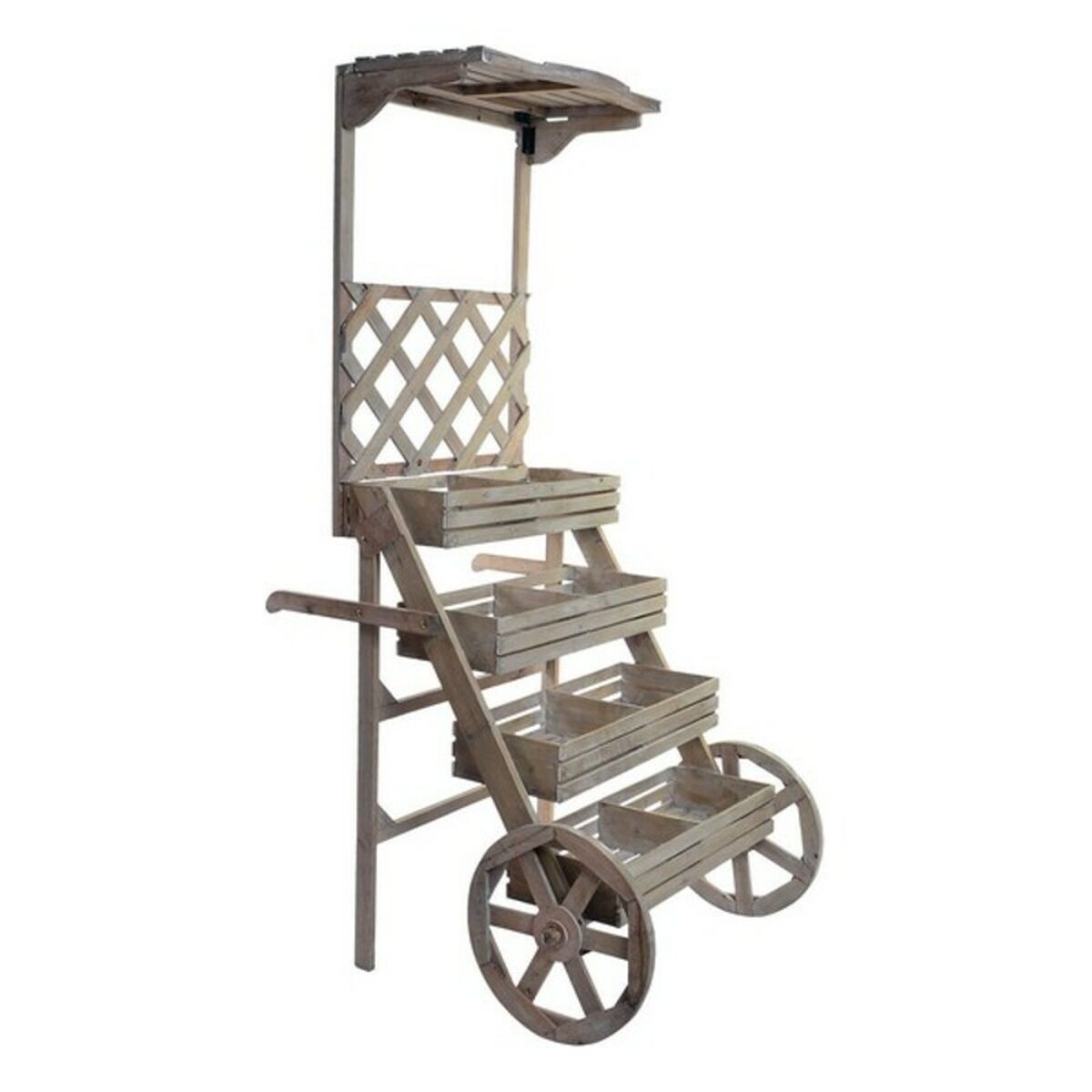 Carrello Multiuso Dkd Home Decor Garden Shop Marrone 96 X 64 X 180 cm