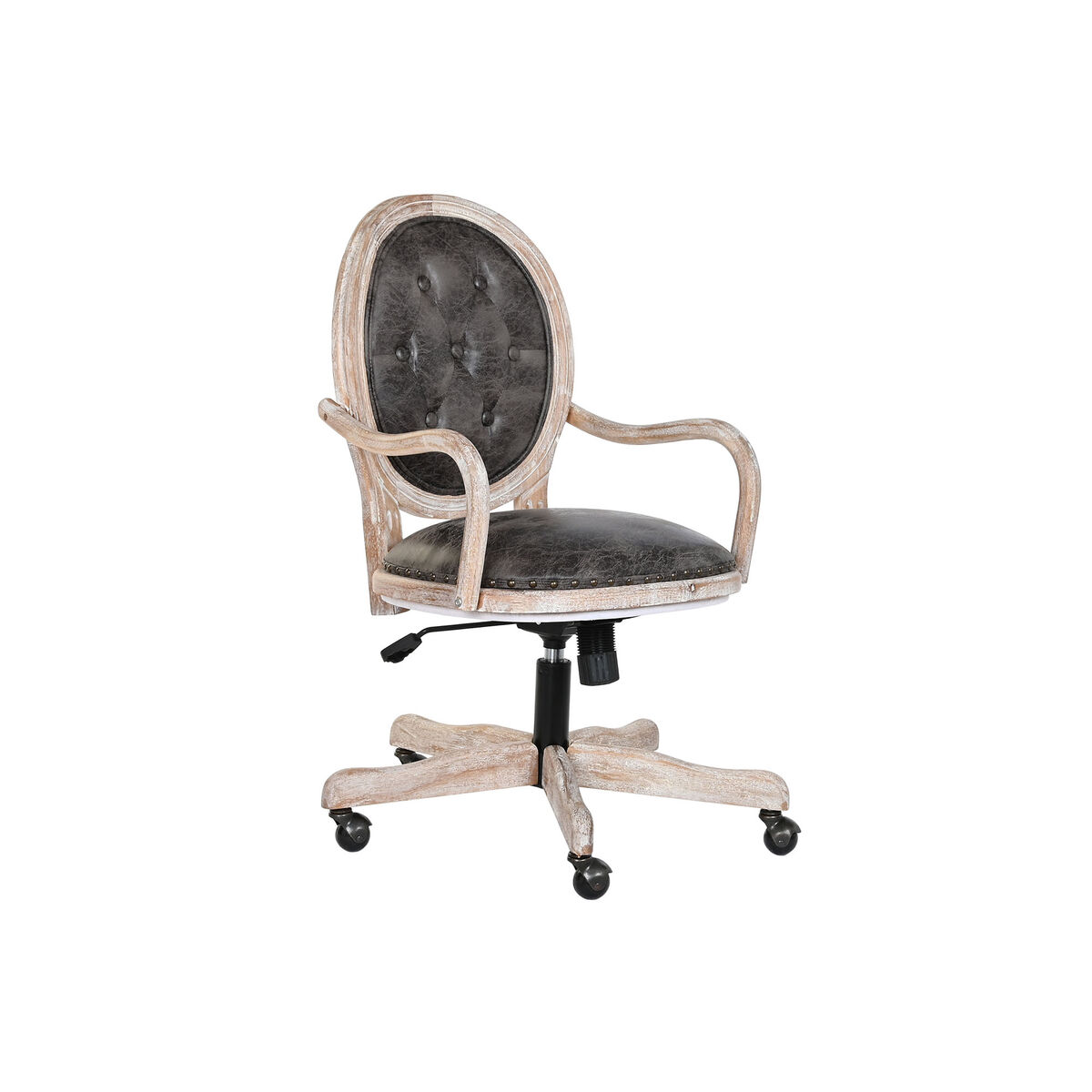 Sedia Da Sala Da Pranzo Dkd Home Decor Nero Marrone Scuro 52 X 50 X 88 cm