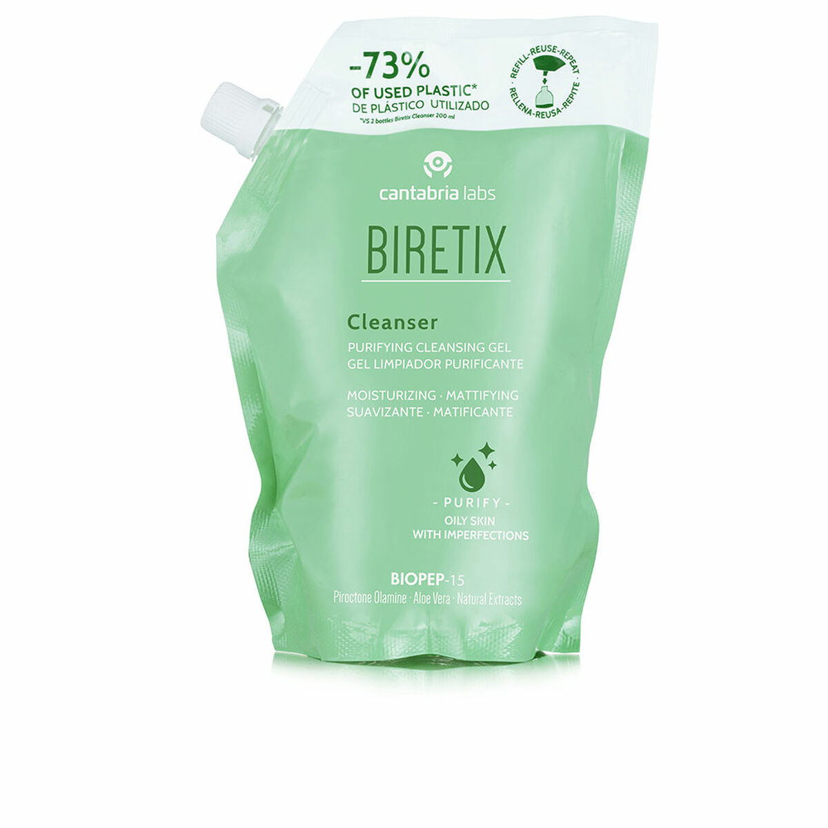 Gel Detergente Viso Biretix Biretix Cleanser 400 ml