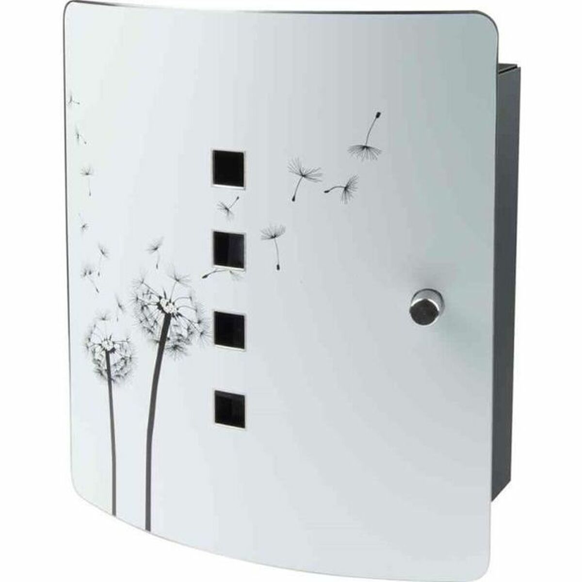 Armadietto Portachiavi BurG-Wachter 6204/10 Ni Pusteblume Bianco Nero