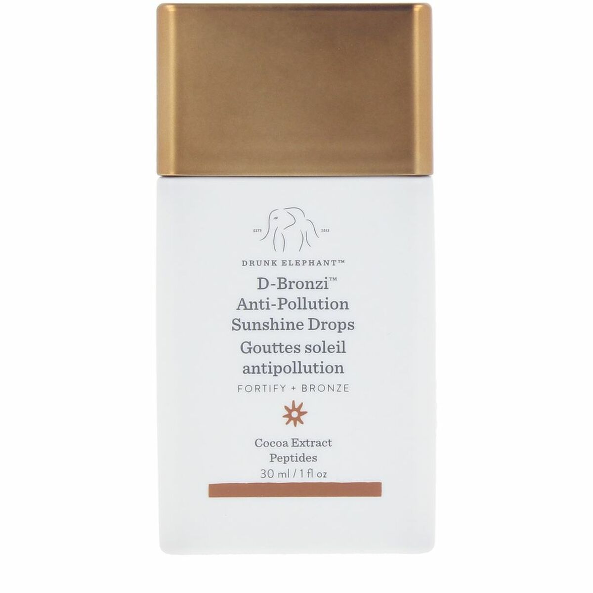 Autoabbronzante Facciale Drunk Elephant D-Bronzi AntI-Pollution 30 ml