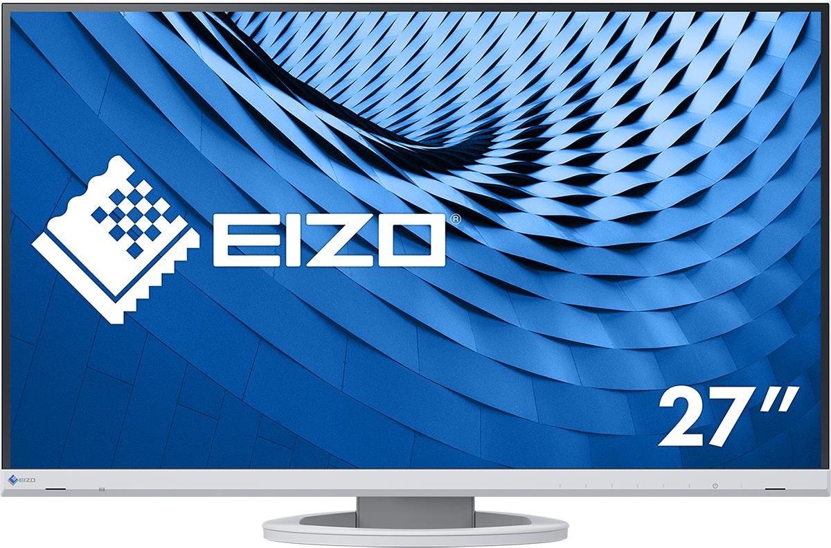 Eizo Flexscan Ev2760-Wt - LeD-Monitor - 68.5 Cm (27") (27" Sichtbar) - 2560 X 1440 2k Qhd - Ips - 350 Cd/m² - 1000:1 - 5 Ms - Hdmi, DvI-D, Displaypor