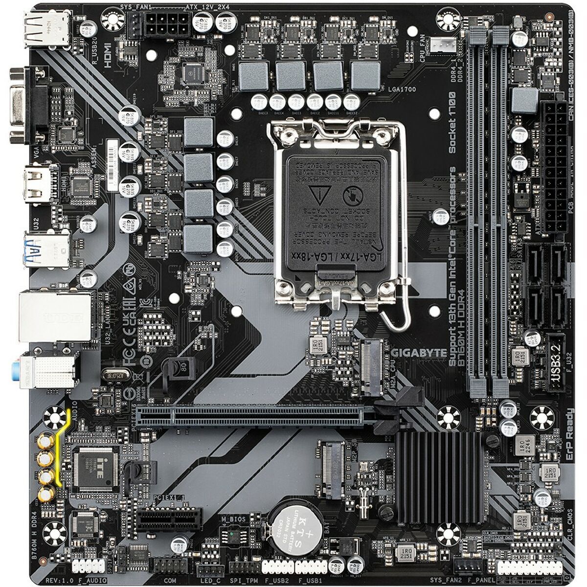 Scheda Madre Gigabyte 9mb76mh4-00-10 Intel B760 Express Lga 1700 - Image 3