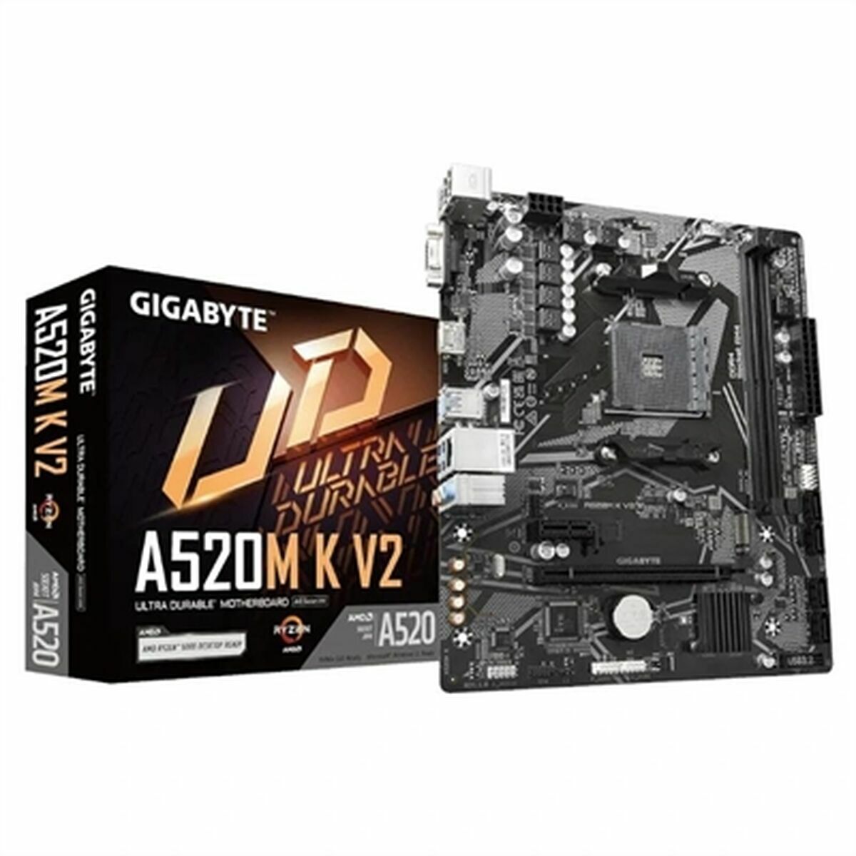Scheda Madre Gigabyte A520m K V2 Amd Am4 Amd A520 Amd