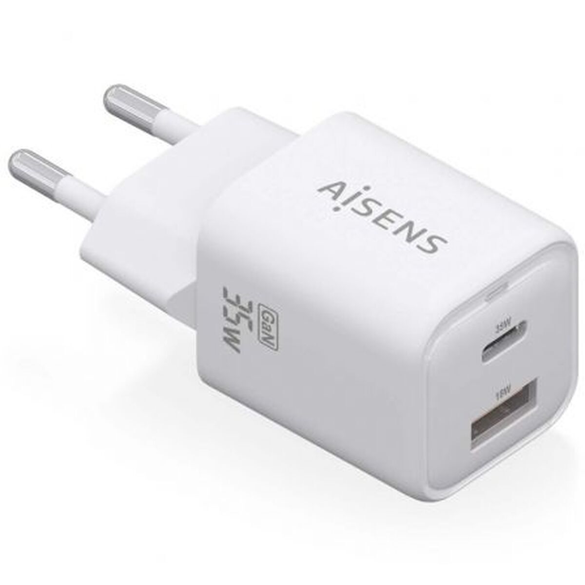 Caricabatterie Da Parete Aisens AscH-35w2p024-W Bianco Multicolore