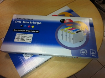 (Compatibile)10 Cartucce Compatibili T2991-992-993-994 (4x black+6 color)