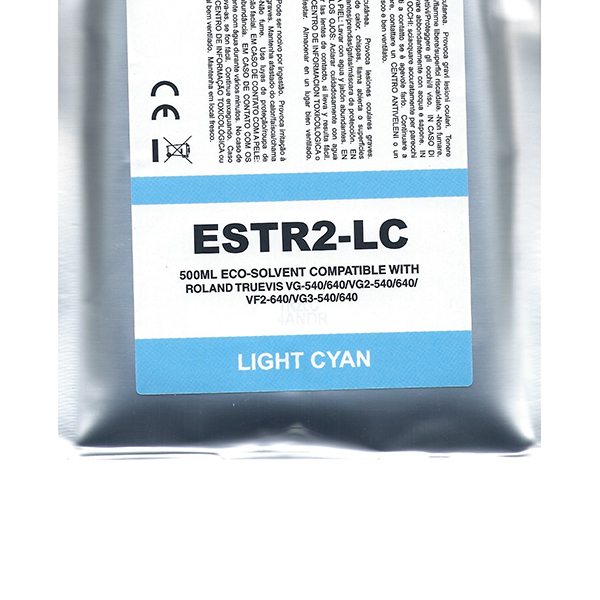 (Compatibile) Ciano Light Eco-Solvent Ink Bag Compa Roland TrueVIS SG2,VG2,VF2,SG3,VG3#500ML