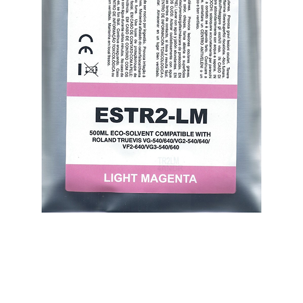 (Compatibile) Magente Light Eco-Solvent Bag Compa Roland TrueVIS SG2,VG2,VF2,SG3,VG3#500ML