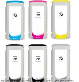 (Compatibile) 130ml Dye Magent for HP Designjet T1100,T1200,T1300,T2300#72