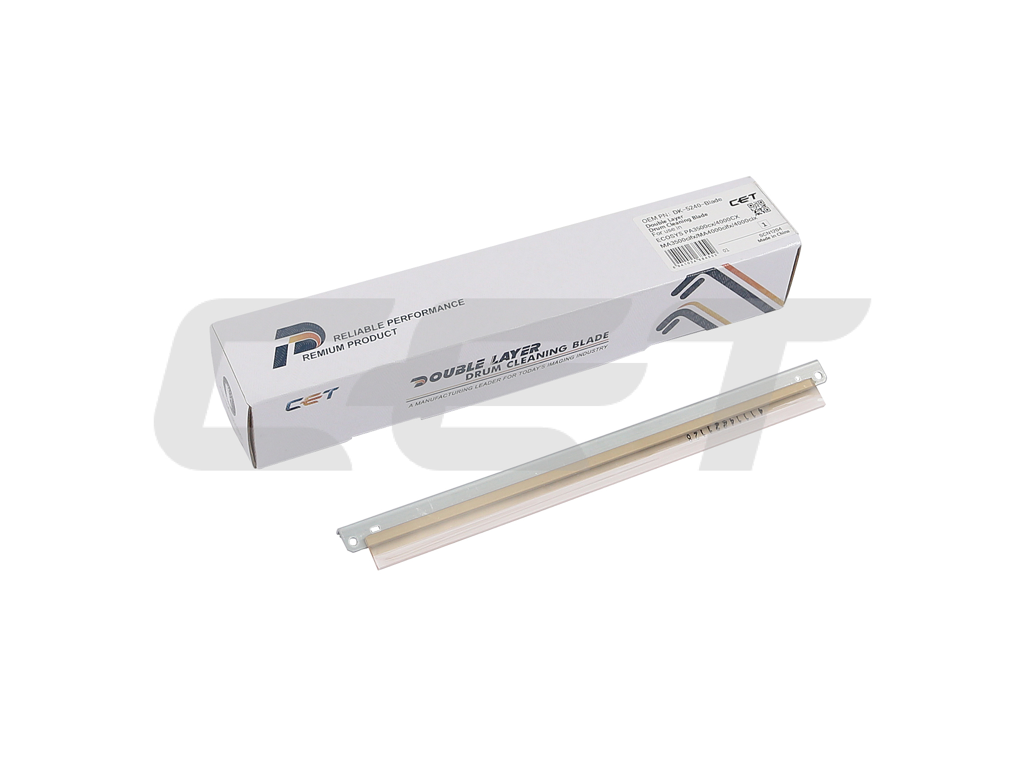 (Compatibile) CET Double Layer Drum Cleaning Blade KYOCERA PA3500cx -200K#DK-5240-Blade