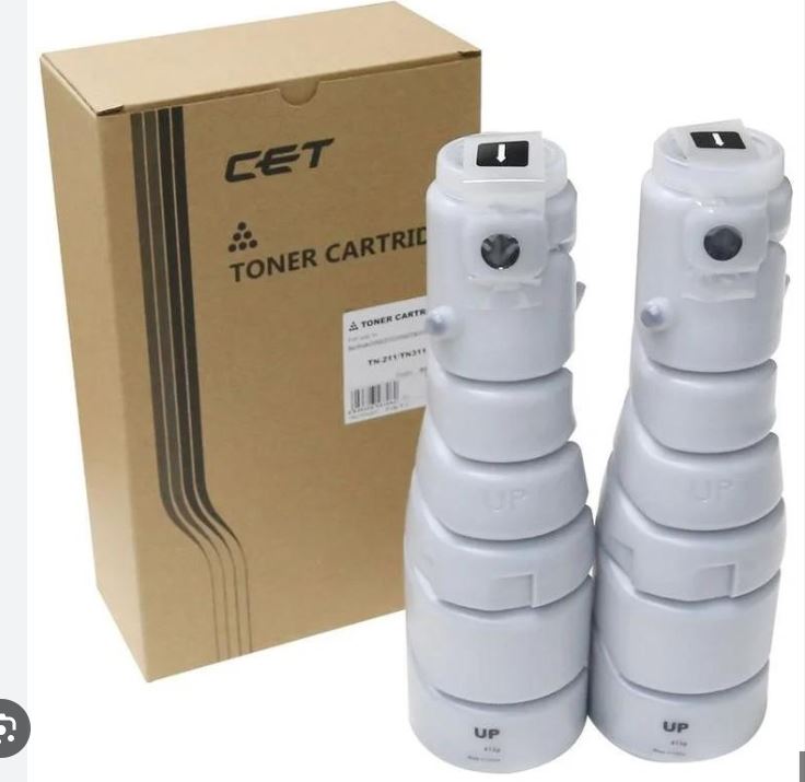 (Compatibile) 2xCET Konica Minolta TN-211/311-17K/ 413g #8938413, 893840