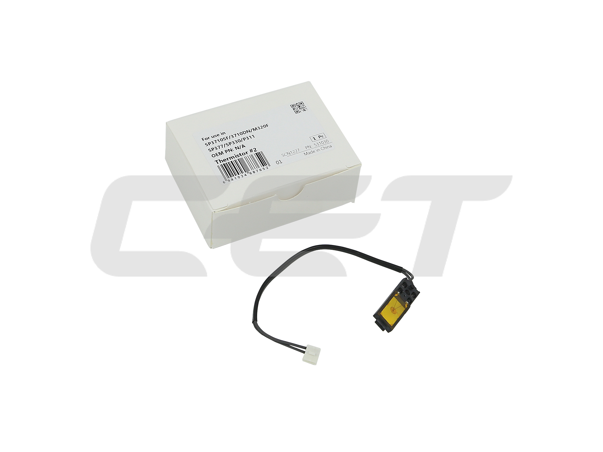 (Compatibile) CET Thermistor #2 (Non-Contact) RICOH SP 3710SF,SP 3710DN,SP 377,SP 330, P311