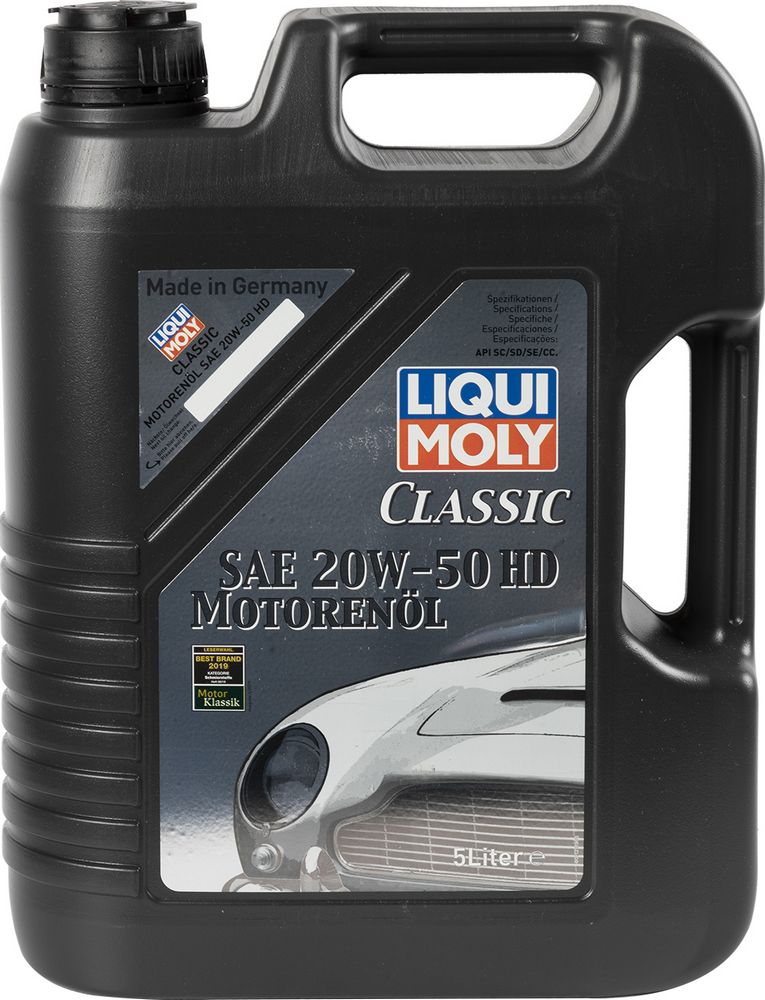 Olio Motore Classic SAE 20W-50 HD 5L
