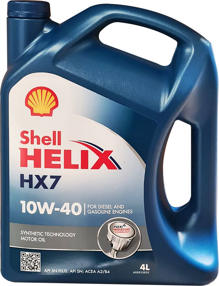 Shell Helix HX7 10W-40 4L Olio Motore Protezione Motore