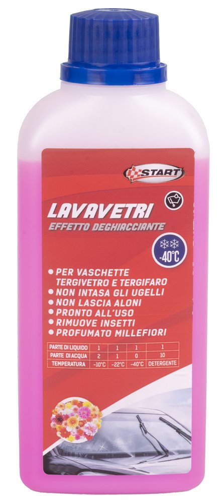 Lavavetri Deghiacciante -40° Millefiori 250ml, Pulizia Potente
