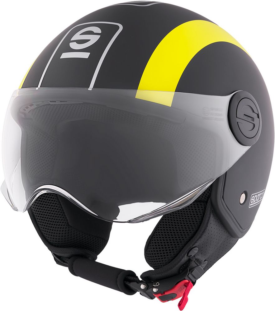 Casco Demi-Jet per moto Sparco con calotta in ABS Taglia XS - Image 3