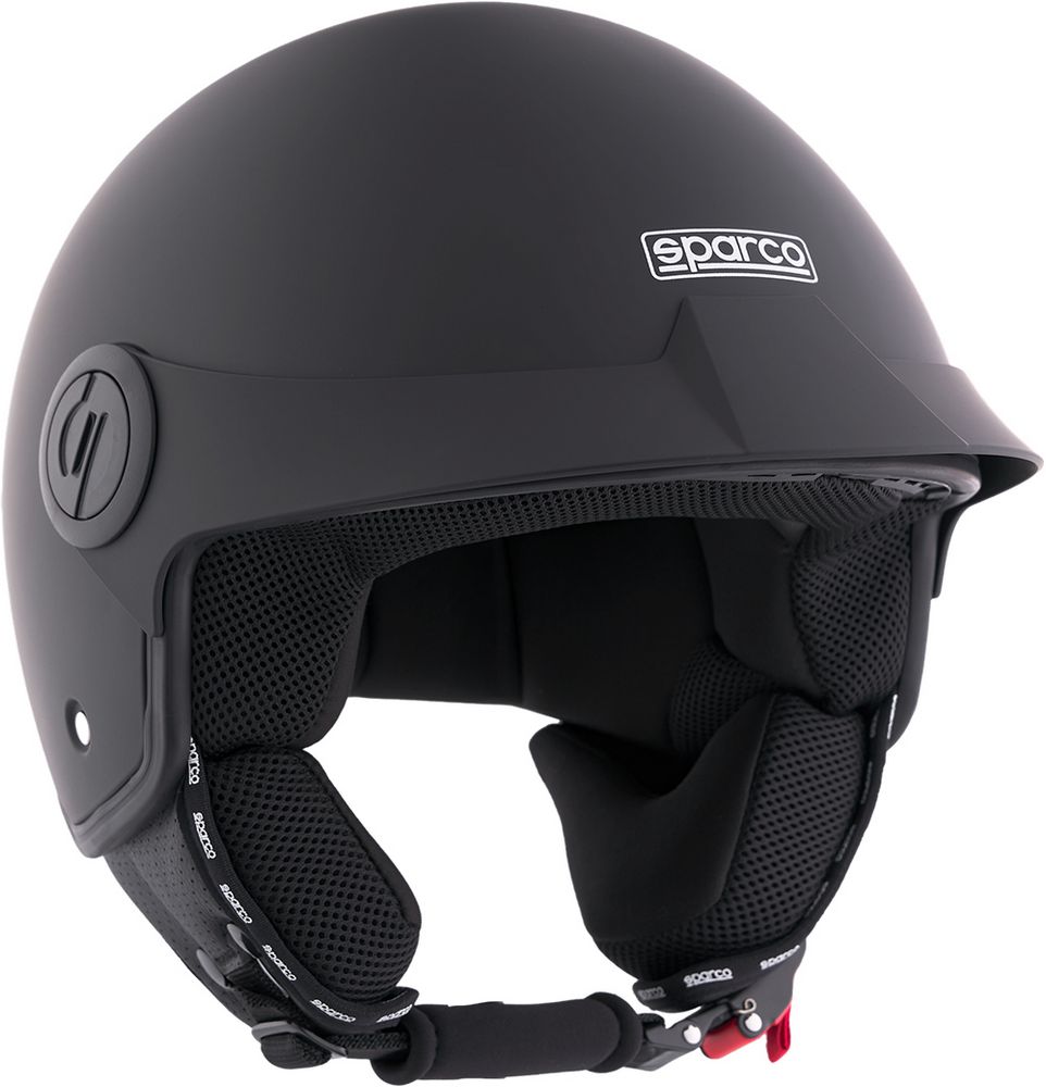 Casco Demi-Jet con Peak per moto Sparco con calotta in ABS Taglia L