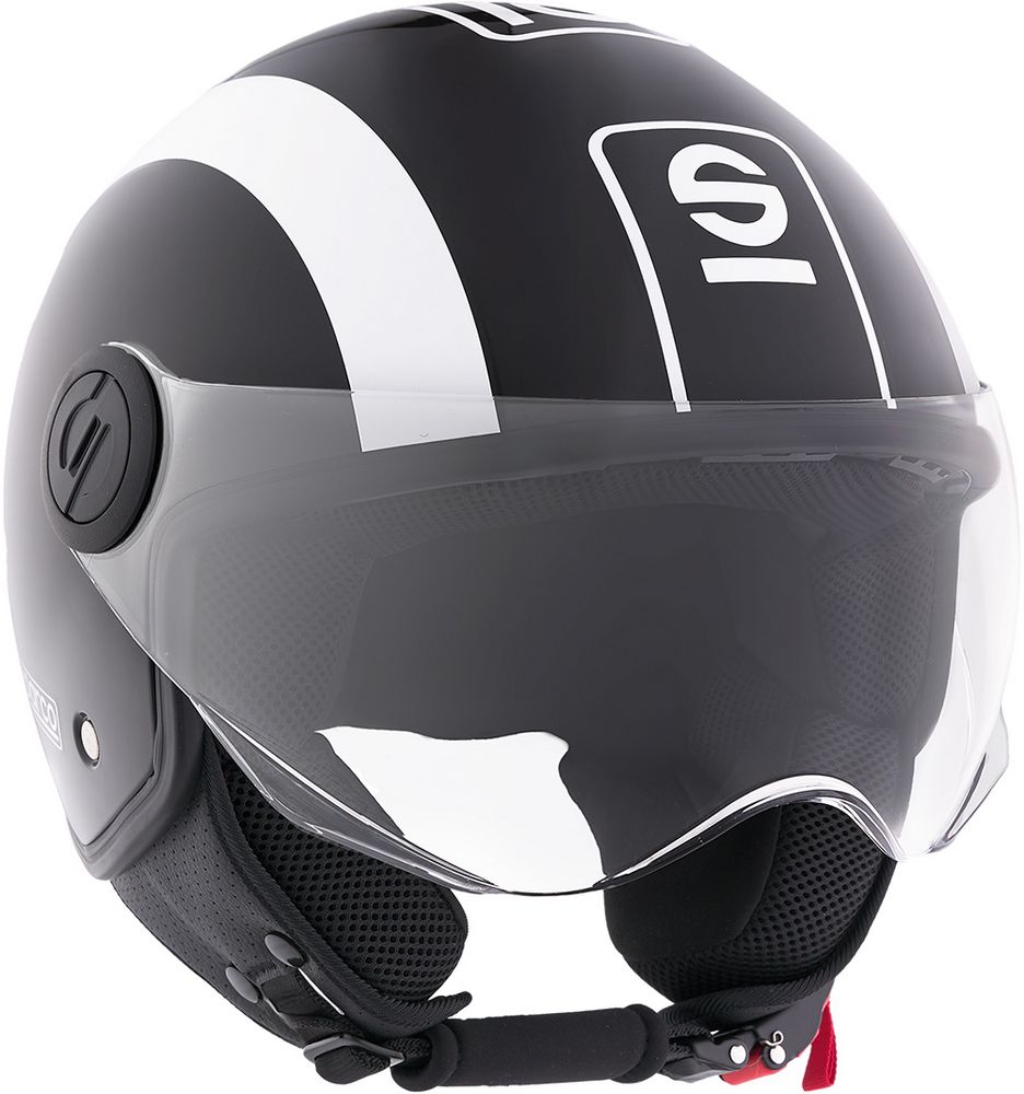 Casco Demi-Jet per moto Sparco con calotta in ABS Taglia XS