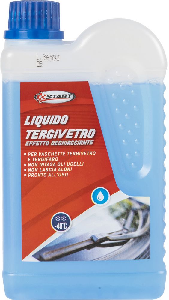Liquido tergivetro concetntrato effetto deghiacciante fino a -40°C