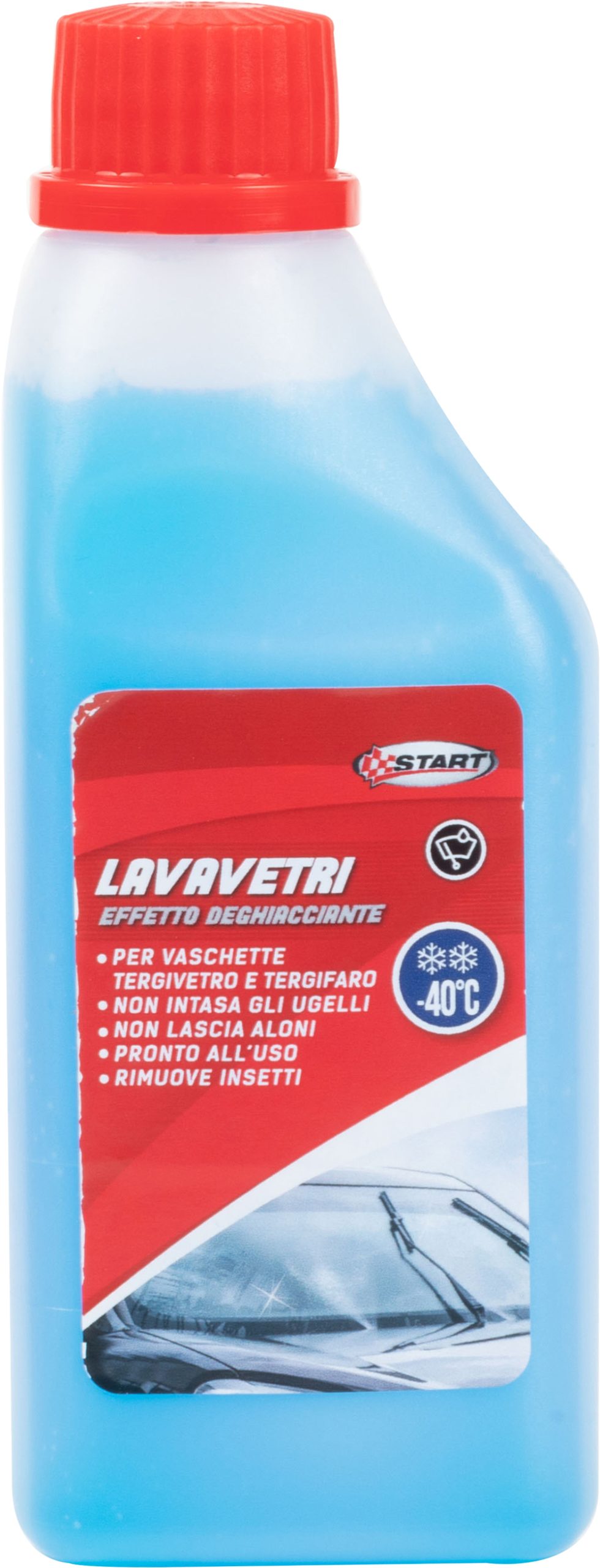 Liquido tergivetro concentrato effetto deghiacciante -40° 250 ML