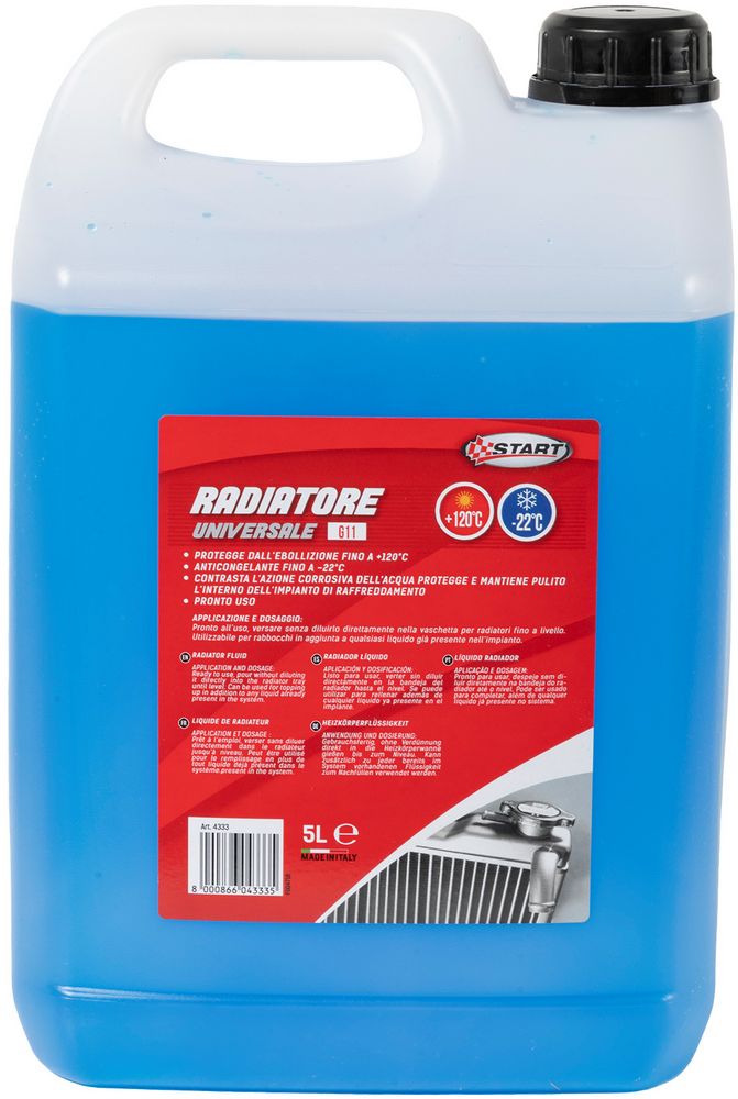 START: Antigelo radiatore -22°C 5L § Massima protezione termica