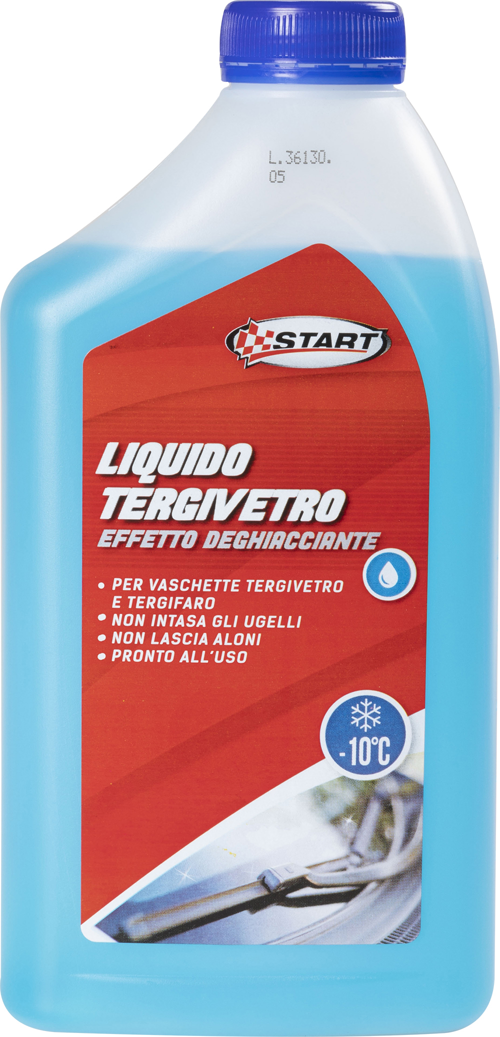 Liquido tergivetro effetto deghiacciante -10°C 1L
