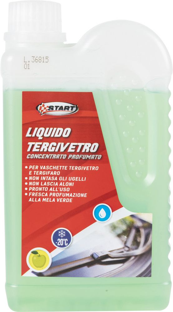Liquido tergivetro concentrato profumato alla mela verde -20°C 500ML