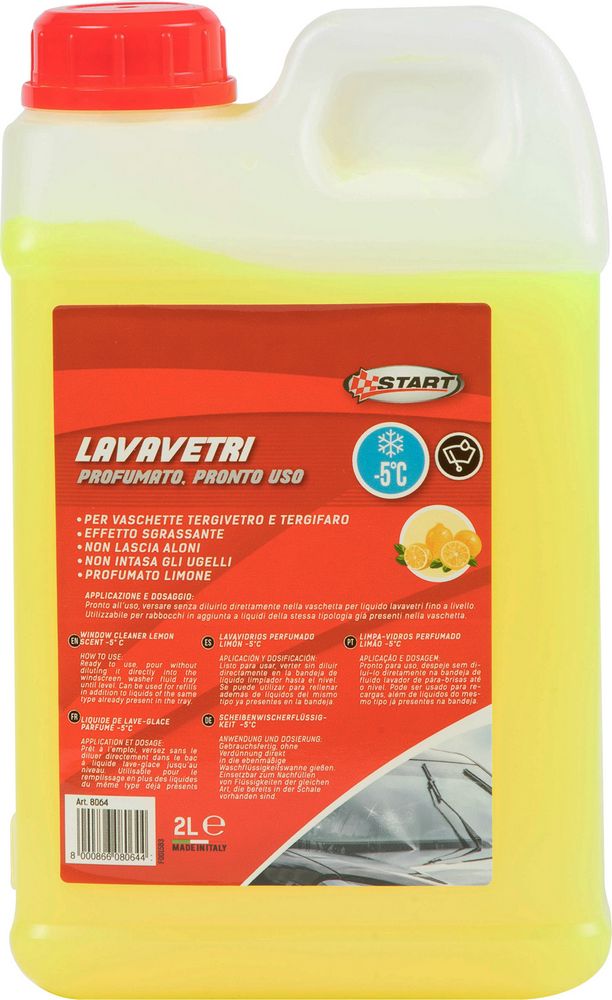 Liquido tergivetro profumato al limone -5°C 2L