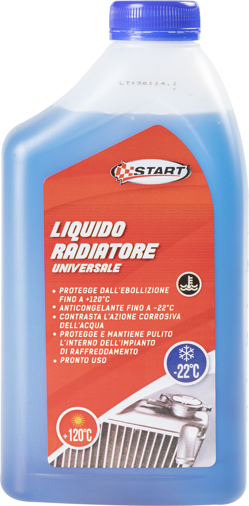 START - Liquido anticongelante -22°C +120°C universale 1L per radiatori