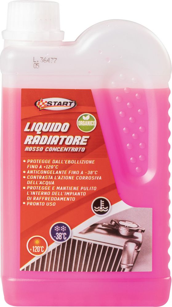 START- Antigelo Rosso -38°C 500 ml per Radiatori Auto e Veicoli