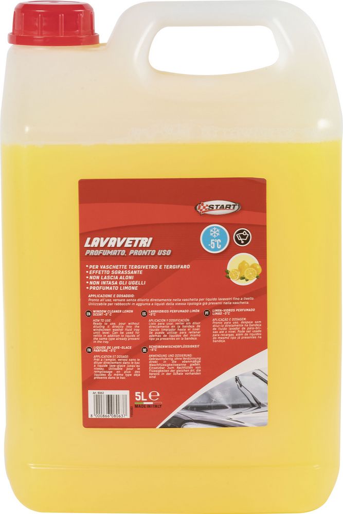 Liquido tergivetro profumato al limone -5°C 5L