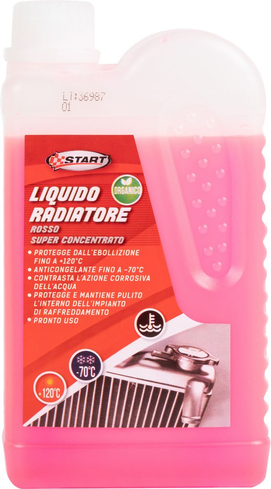START- Antigelo Rosso -70°C Puro per Radiatori, 500 ml Made in Italy