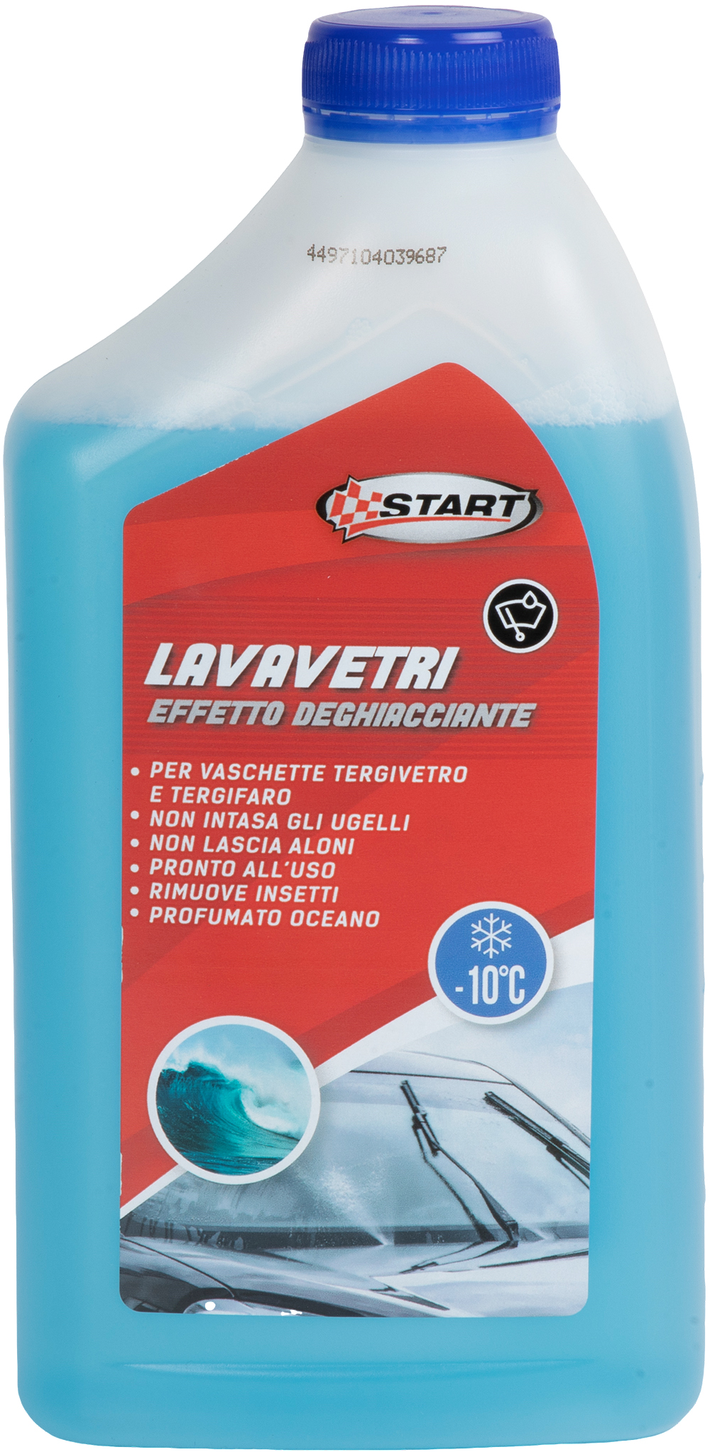 Lavavetri Deghiacciante -10° 1L Ocean Pronto all'uso